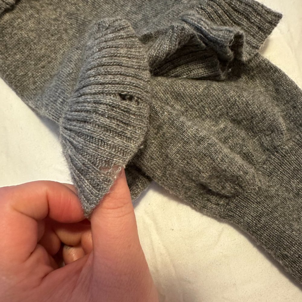 J. Crew Ruffle Sleeve Crewneck Sweater Women's XS - Picture 5 of 6
